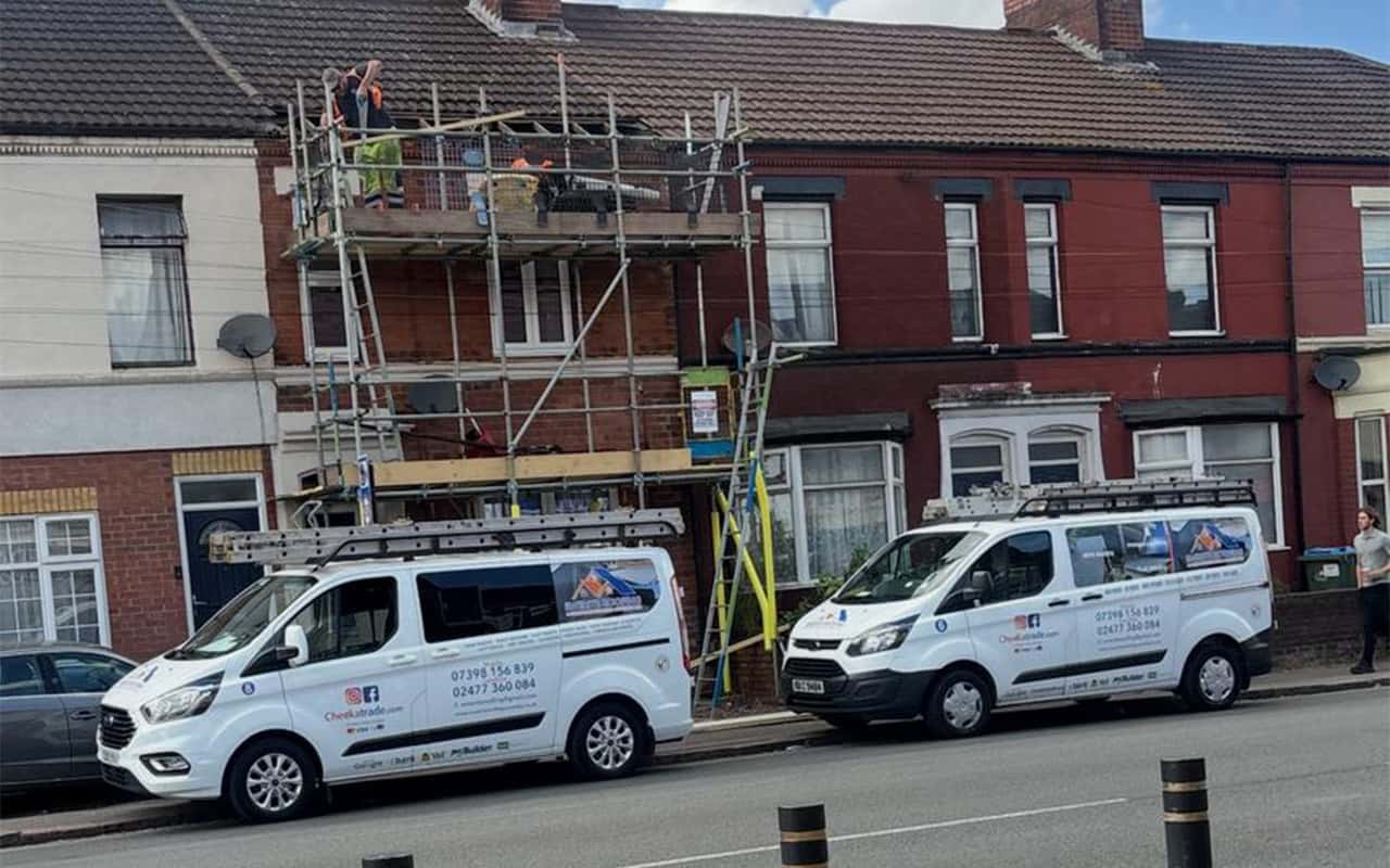 Professional roofing services in Coventry and surrounding areas
